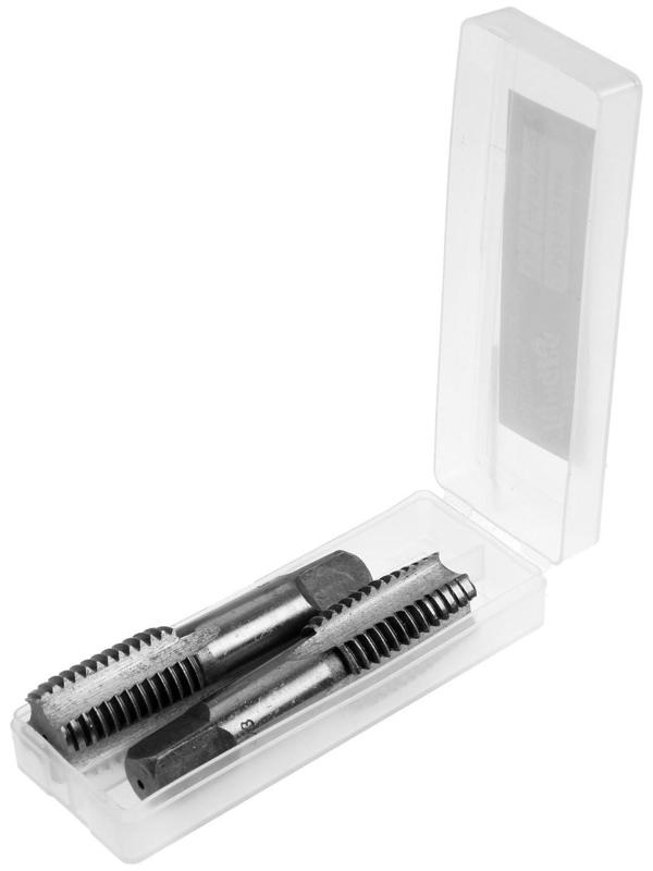 Метчики метрические ручные ТУНДРА, М24 х 3 мм, комплект из 2 шт.