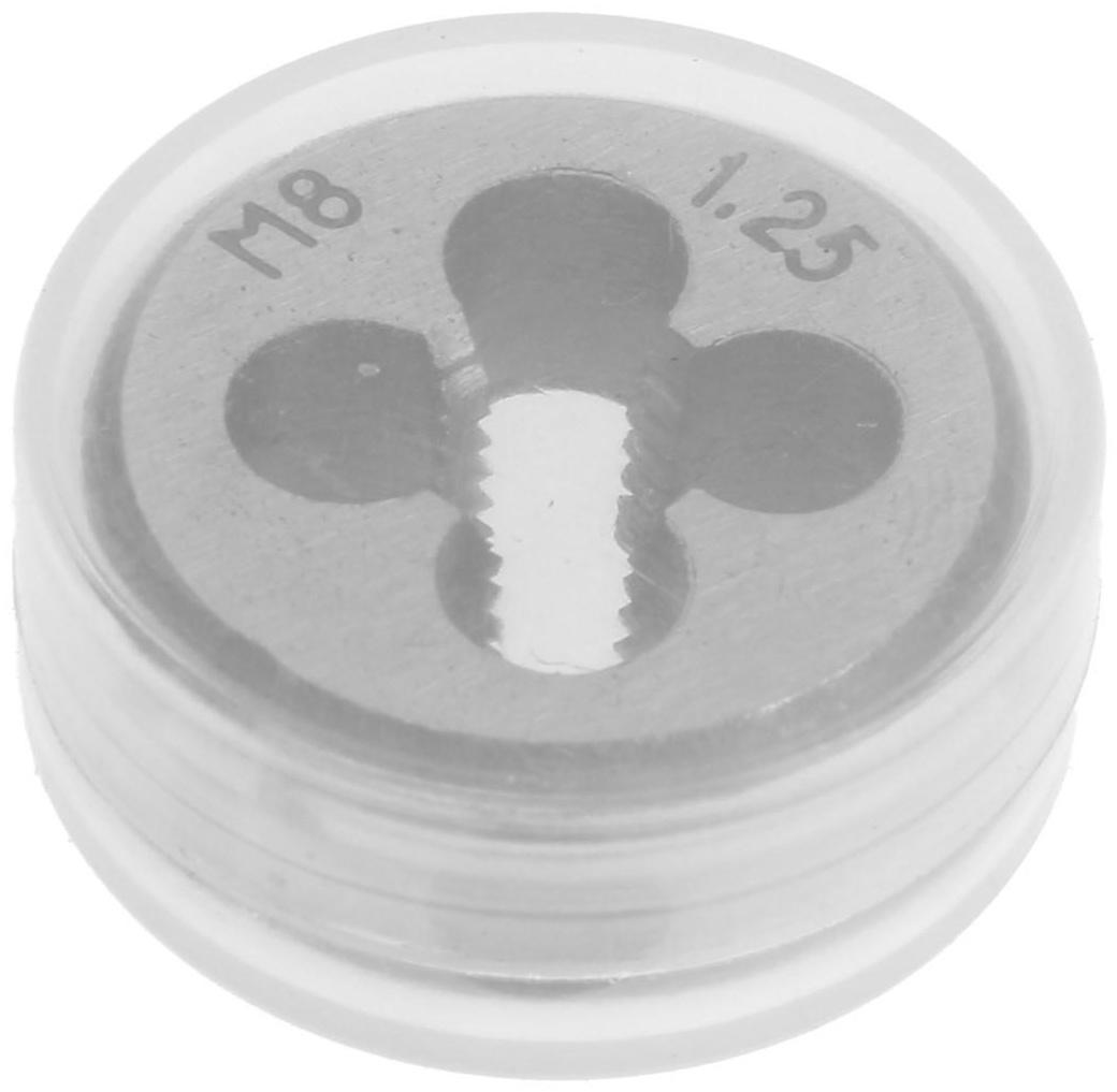 Плашка метрическая ТУНДРА, М8 х 1.25 мм