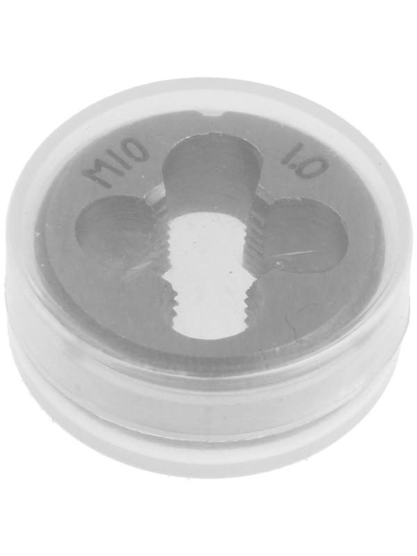 Плашка метрическая ТУНДРА, М10 х 1 мм