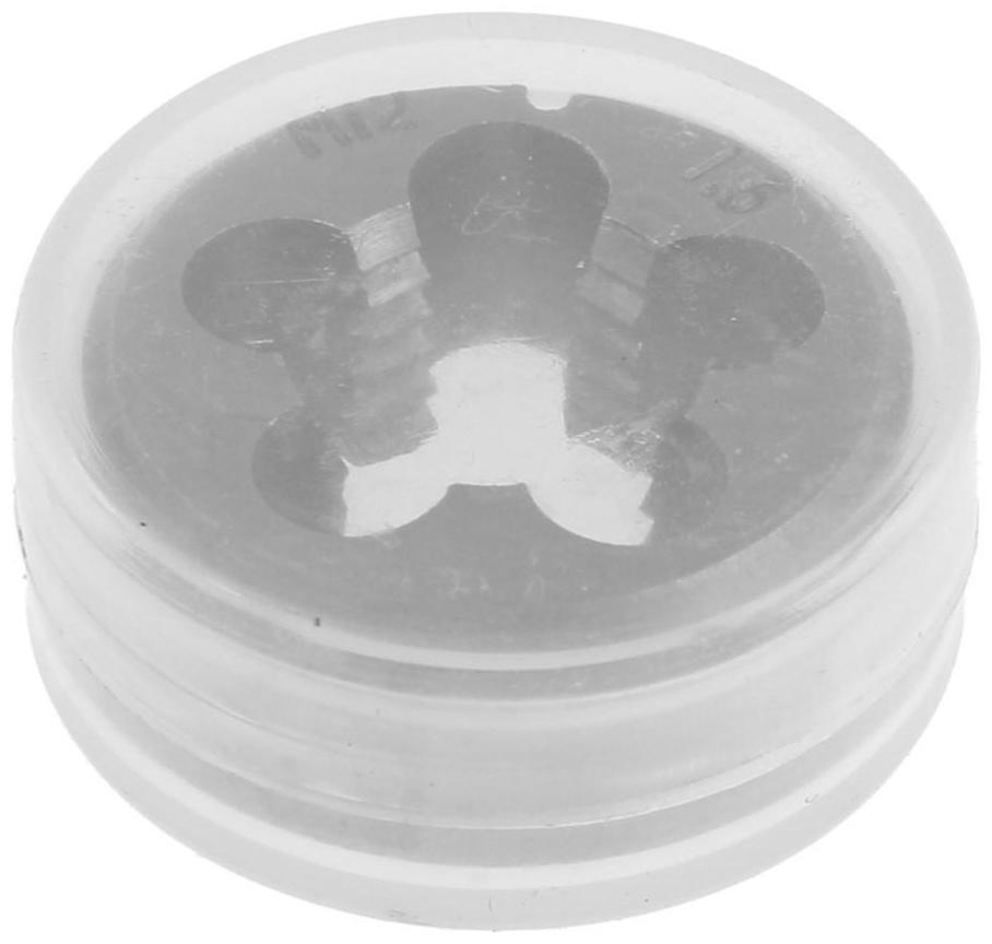 Плашка метрическая ТУНДРА, М12 х 1.5 мм