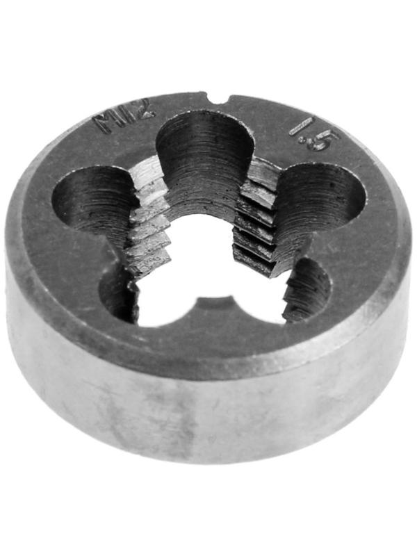 Плашка метрическая ТУНДРА, М12 х 1.5 мм