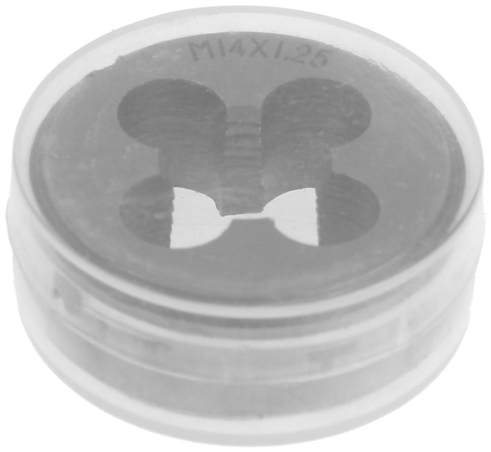 Плашка метрическая ТУНДРА, М14 х 1.25 мм