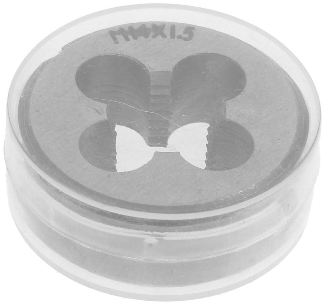 Плашка метрическая ТУНДРА, М14 х 1.5 мм