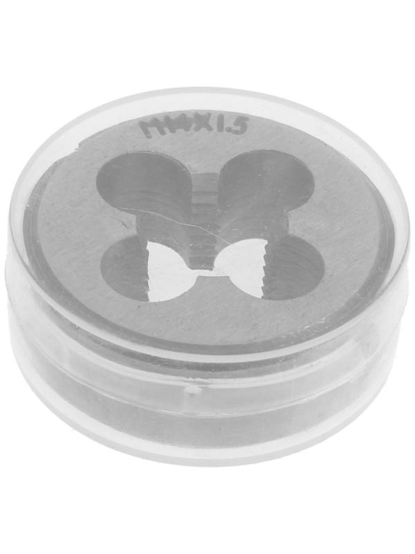 Плашка метрическая ТУНДРА, М14 х 1.5 мм