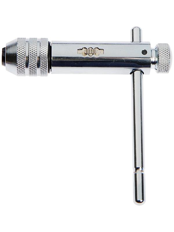 Вороток-трещотка для метчиков ТУНДРА, Т-образный, хромированный, М5 - М12