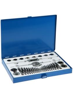 Набор метчиков и плашек ТУНДРА, М3 - М16, 36 предметов