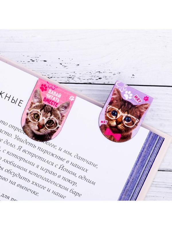 Магнитные закладки на подложке 