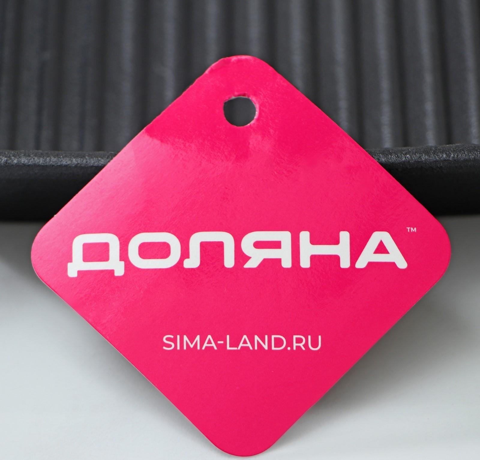 Сковорода-гриль чугунная «Квадрат. Гриль», 19×19×3 см, чугунная ручка, цвет чёрный