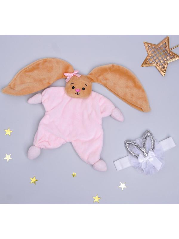 Подарочный набор «Наша малышка», комфортер+повязка