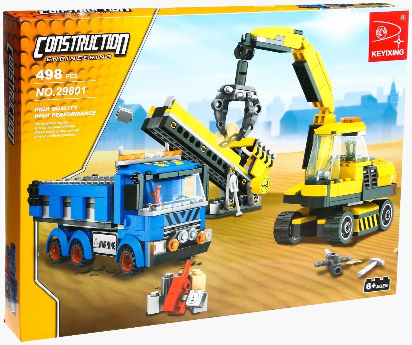 Конструктор «Строительная бригада», 494 детали