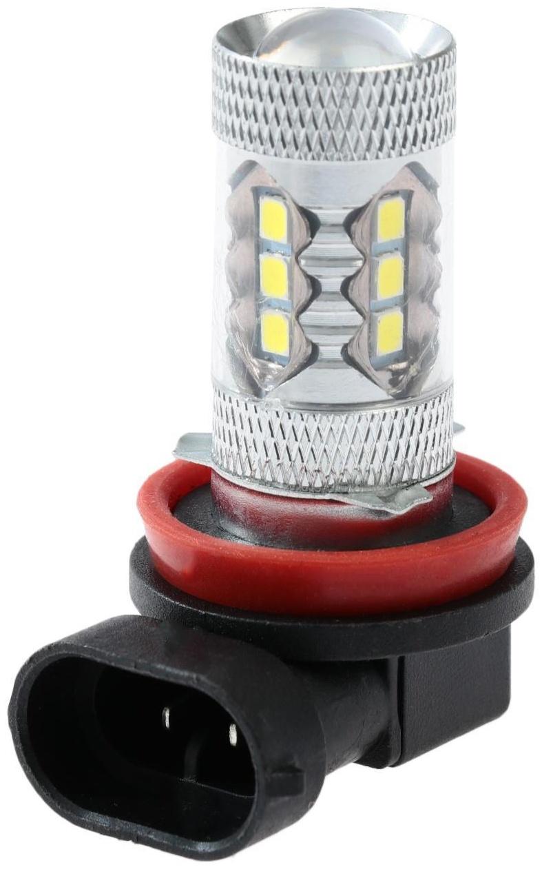 Автолампа светодиодная H11, 12 В, 18 SMD-5050, 9 Вт, 800лм, свет белый, набор 2 шт