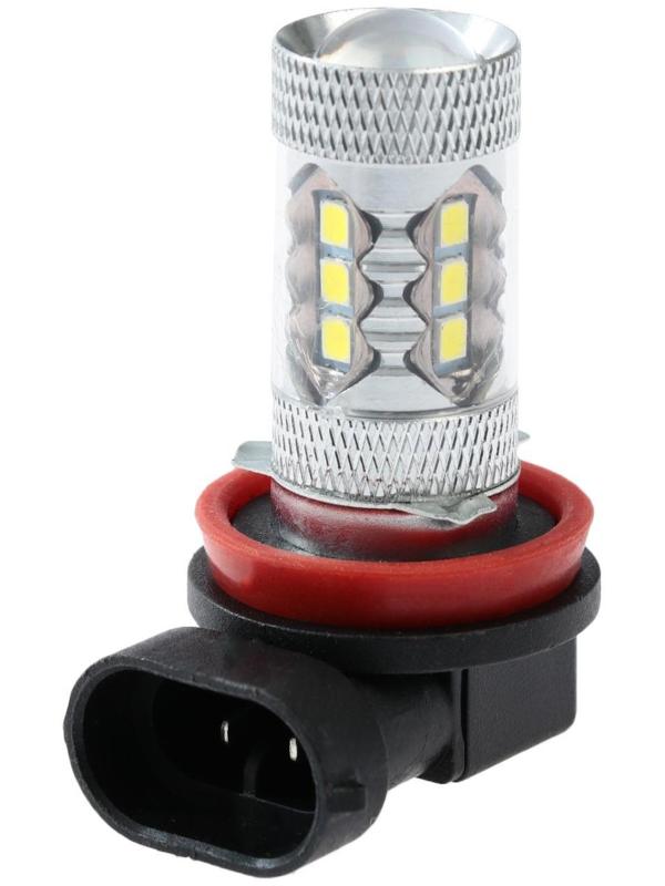 Автолампа светодиодная H11, 12 В, 18 SMD-5050, 9 Вт, 800лм, свет белый, набор 2 шт