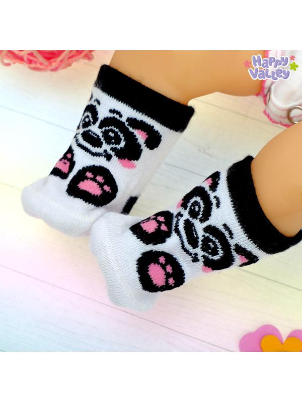 Одежда для пупса «Панда»: повязка и носочки