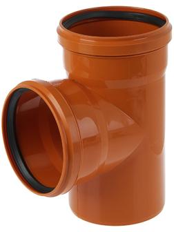 Тройник канализационный FLEXTRON, наружный, d=160, 90°