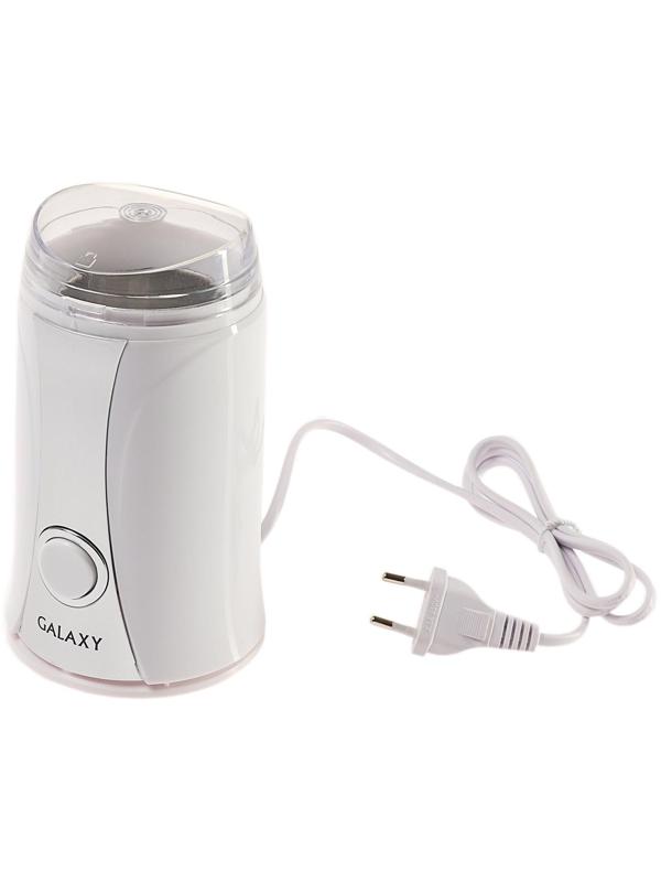 Кофемолка Galaxy GL 0905, электрическая, 250 Вт, 65 г, белая