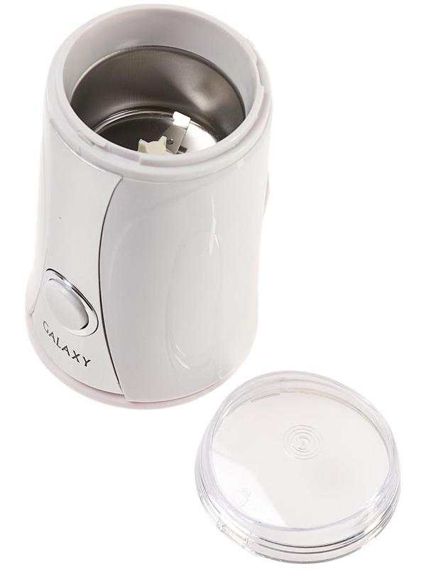 Кофемолка Galaxy GL 0905, электрическая, 250 Вт, 65 г, белая