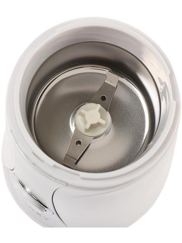 Кофемолка Galaxy GL 0905, электрическая, 250 Вт, 65 г, белая