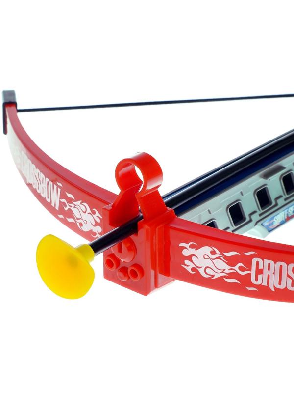 Арбалет «Спорт», стреляет присосками, с лазерным прицелом, работает от батареек