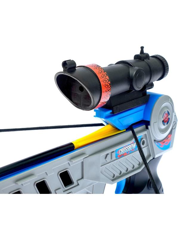 Арбалет «Спорт», стреляет присосками, с лазерным прицелом, работает от батареек