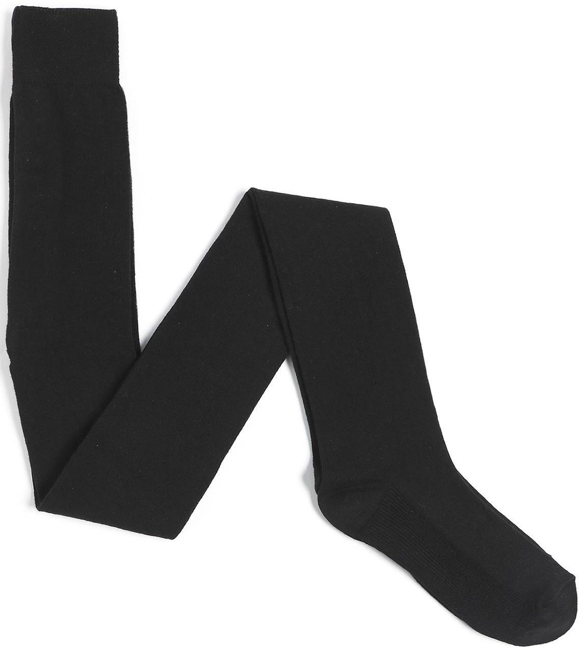 Колготки детские, цвет чёрный, рост 134-140