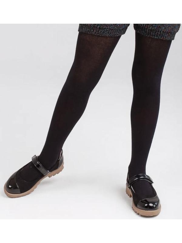 Колготки детские, цвет чёрный, рост 134-140