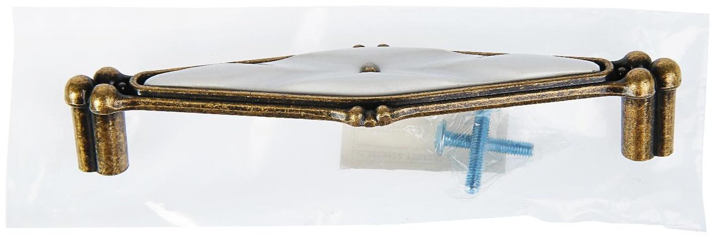 Ручка скоба ELEGANT CAPPIO РС153AB, 128 мм, керамическая, цвет бронза