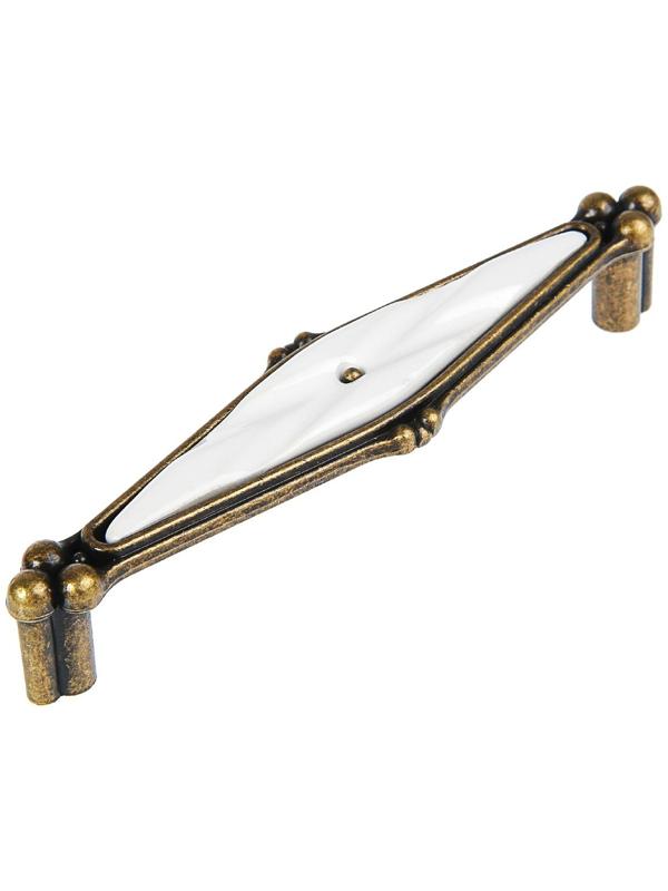 Ручка скоба ELEGANT CAPPIO РС153AB, 128 мм, керамическая, цвет бронза