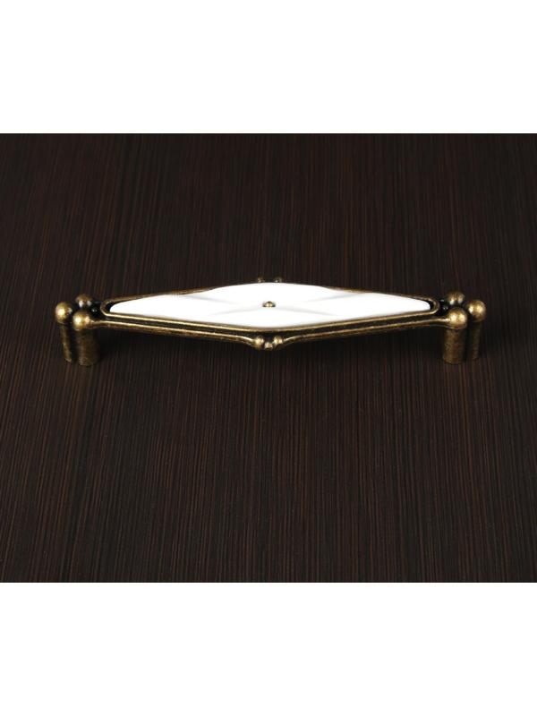 Ручка скоба ELEGANT CAPPIO РС153AB, 128 мм, керамическая, цвет бронза