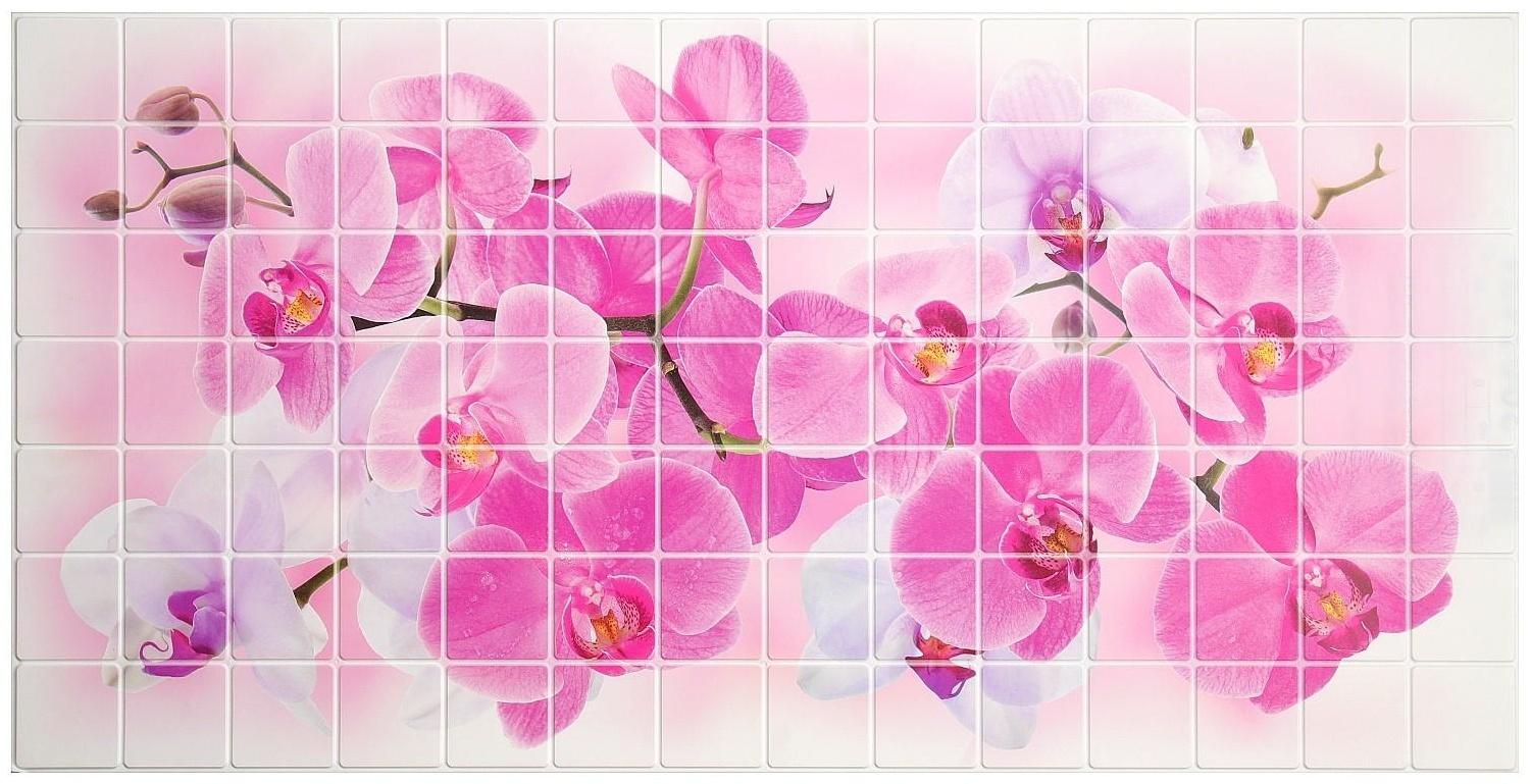 Панель ПВХ Мозаика Орхидея Розея 480*955*0,2мм