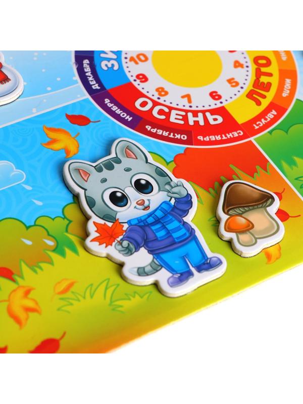 Магнитный конструктор-планшет «Времена года»