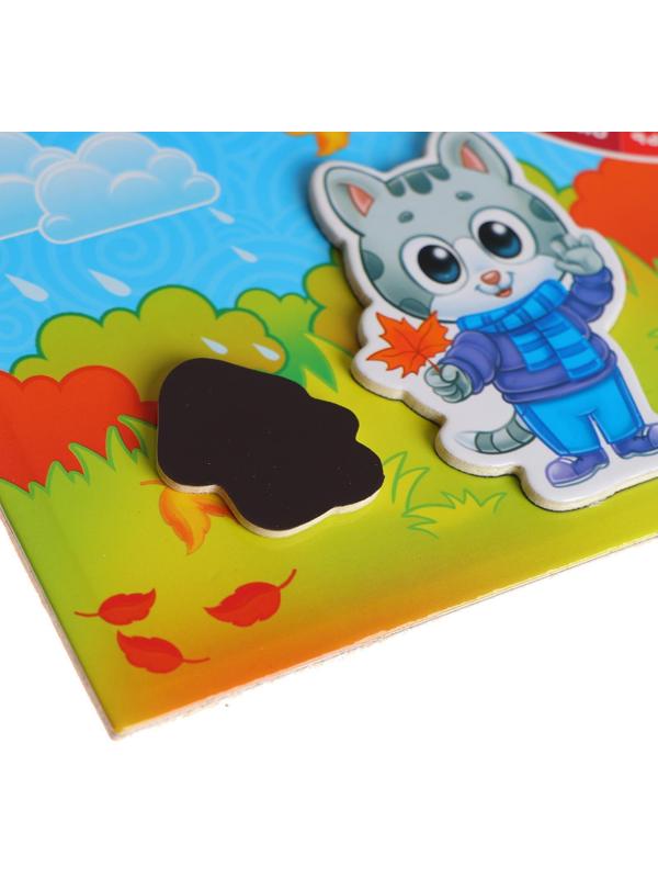 Магнитный конструктор-планшет «Времена года»