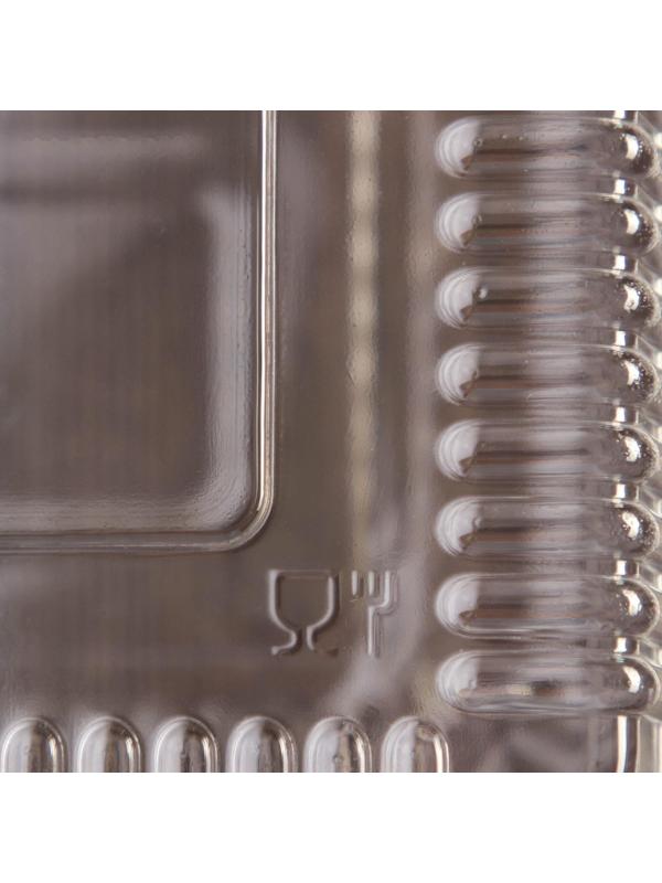 Контейнер одноразовый с неразъёмной крышкой ИП-29, 500 мл, 24,8×15,2×9,2 см, цвет прозрачный