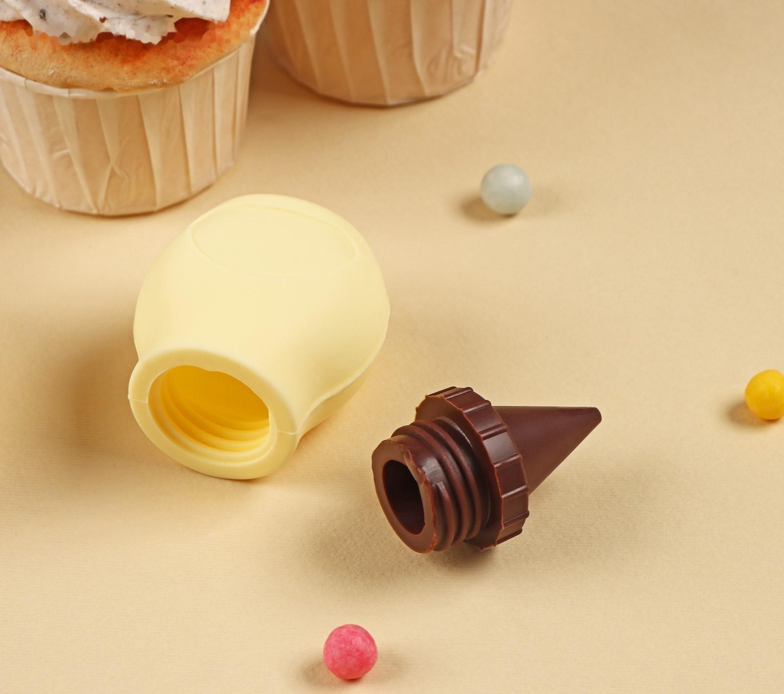 Шприц кондитерский Доляна «Капелька», 4×3,5×8,5 см