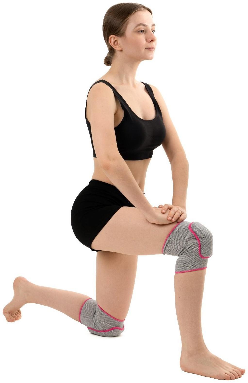 Наколенники детские, 5-8 лет, цвет серый