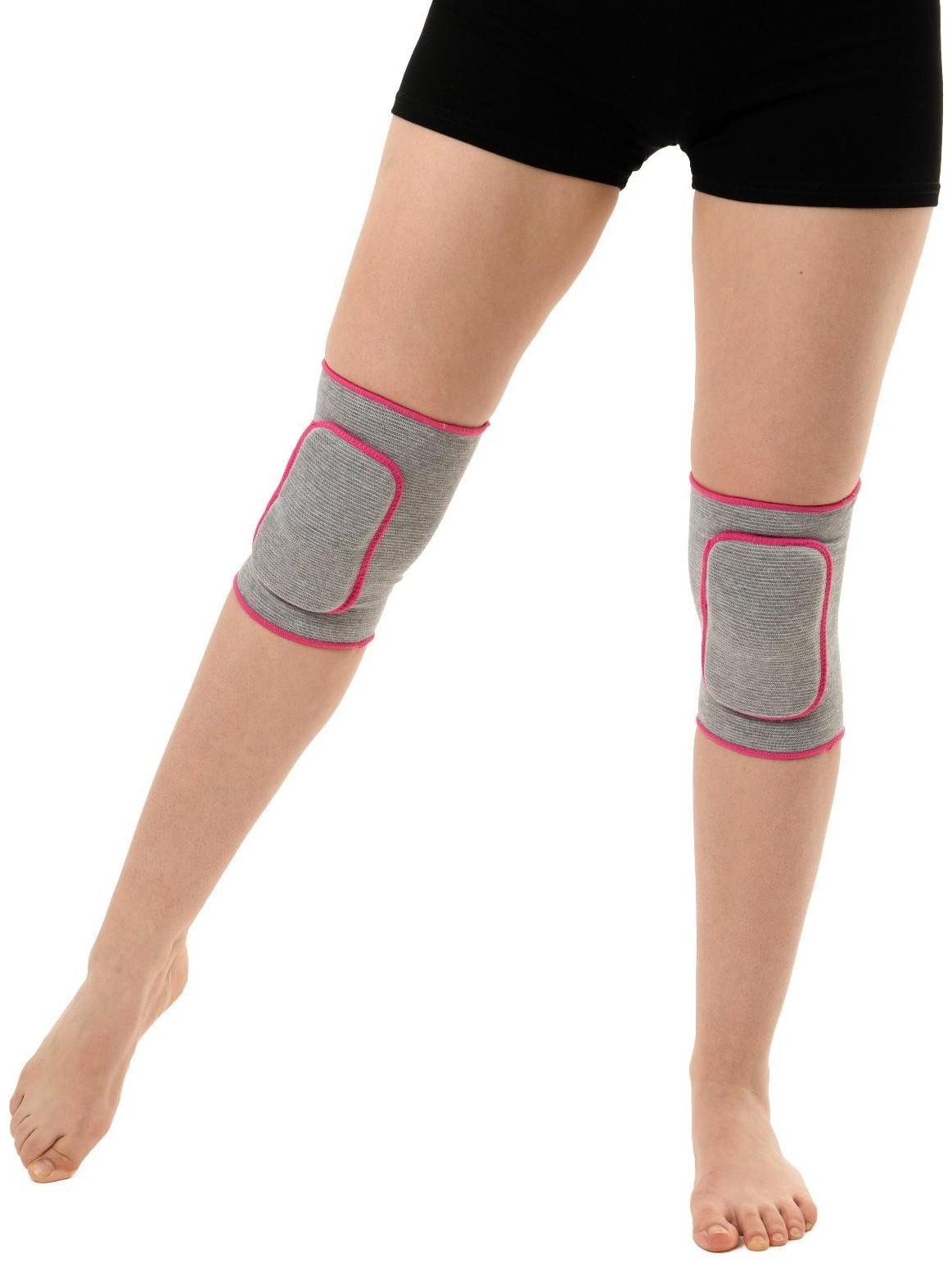 Наколенники детские, 5-8 лет, цвет серый