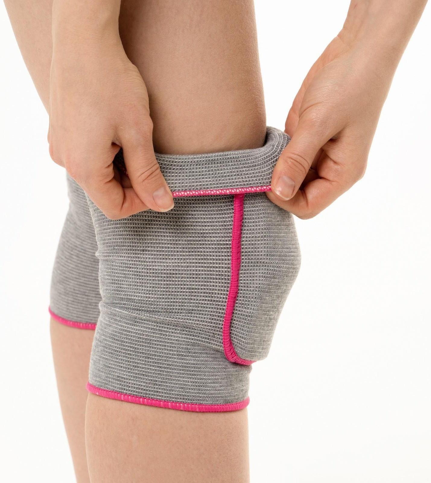 Наколенники детские, 5-8 лет, цвет серый