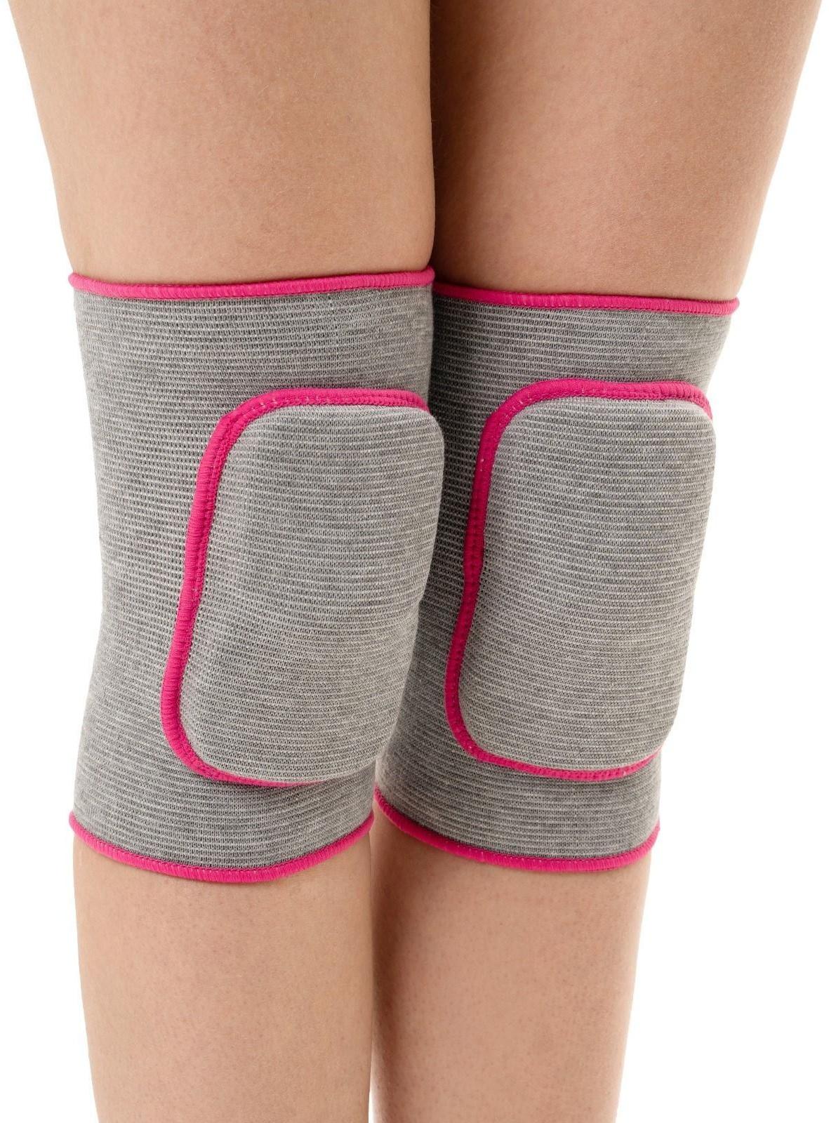 Наколенники детские, 5-8 лет, цвет серый