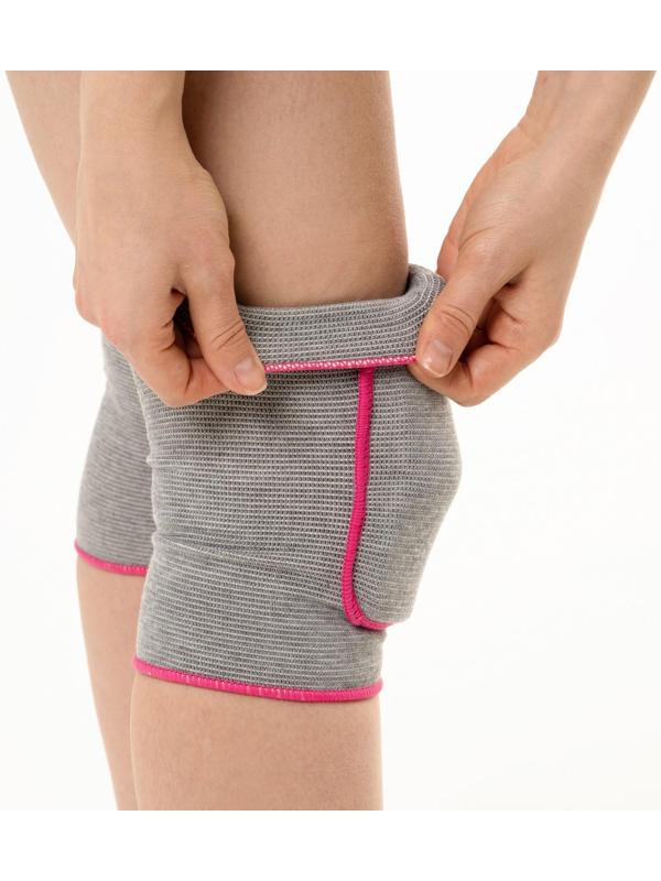 Наколенники детские, 5-8 лет, цвет серый