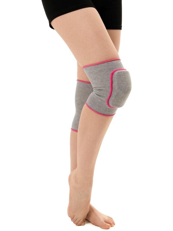 Наколенники детские, 5-8 лет, цвет серый