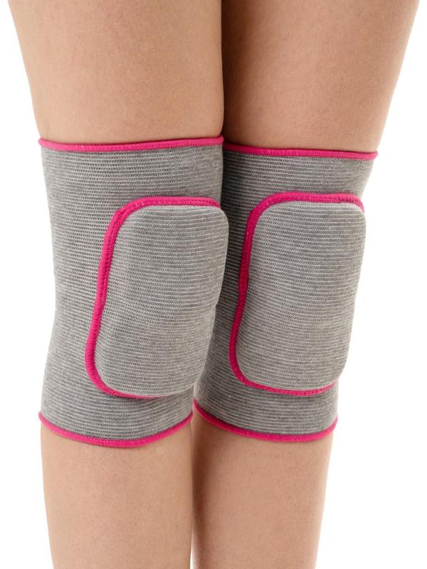 Наколенники детские, 5-8 лет, цвет серый