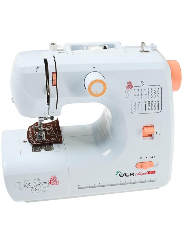 Швейная машина VLK Napoli 1600, 16 операций, полуавтомат, белая