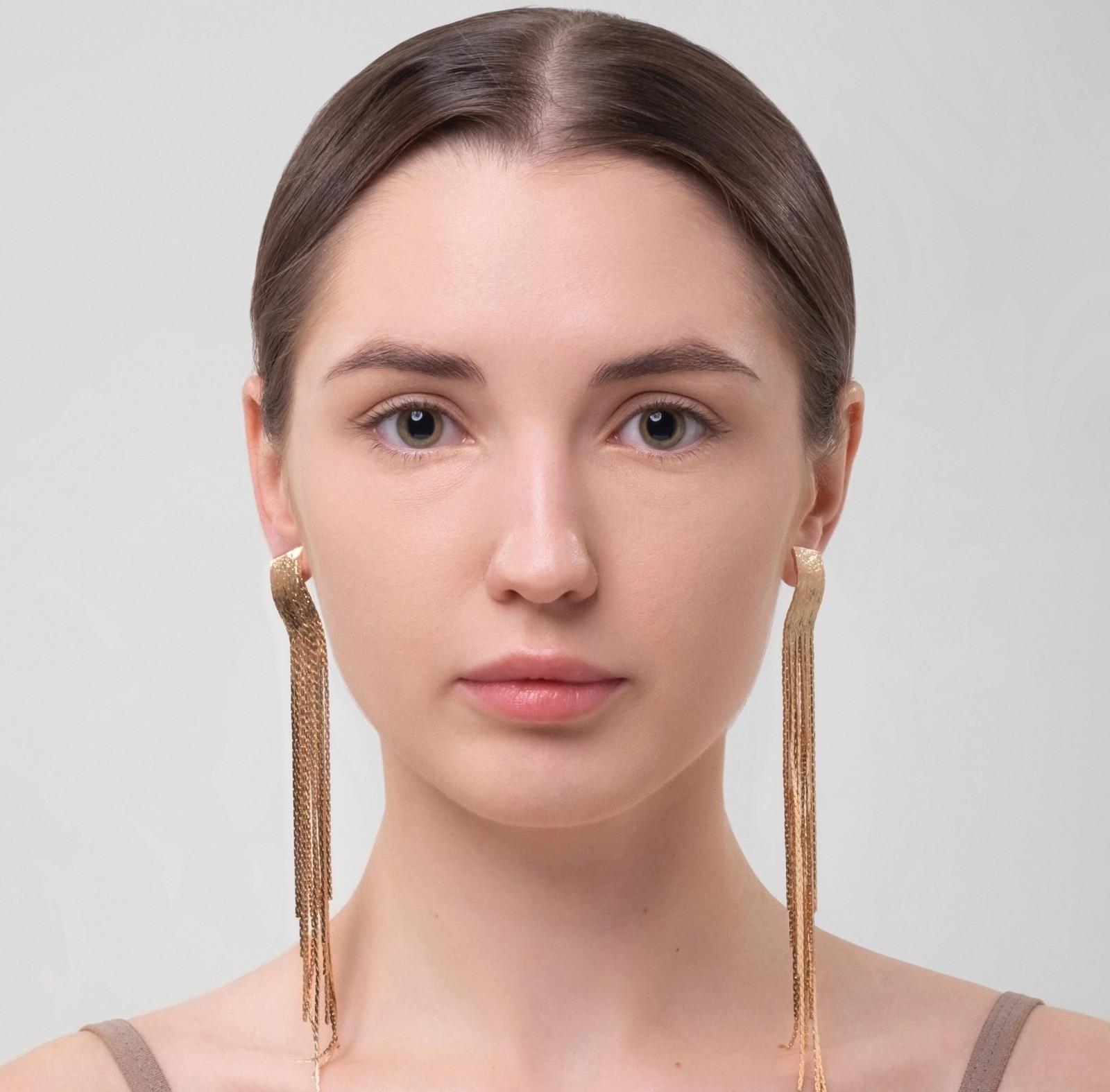 Серьги висячие 