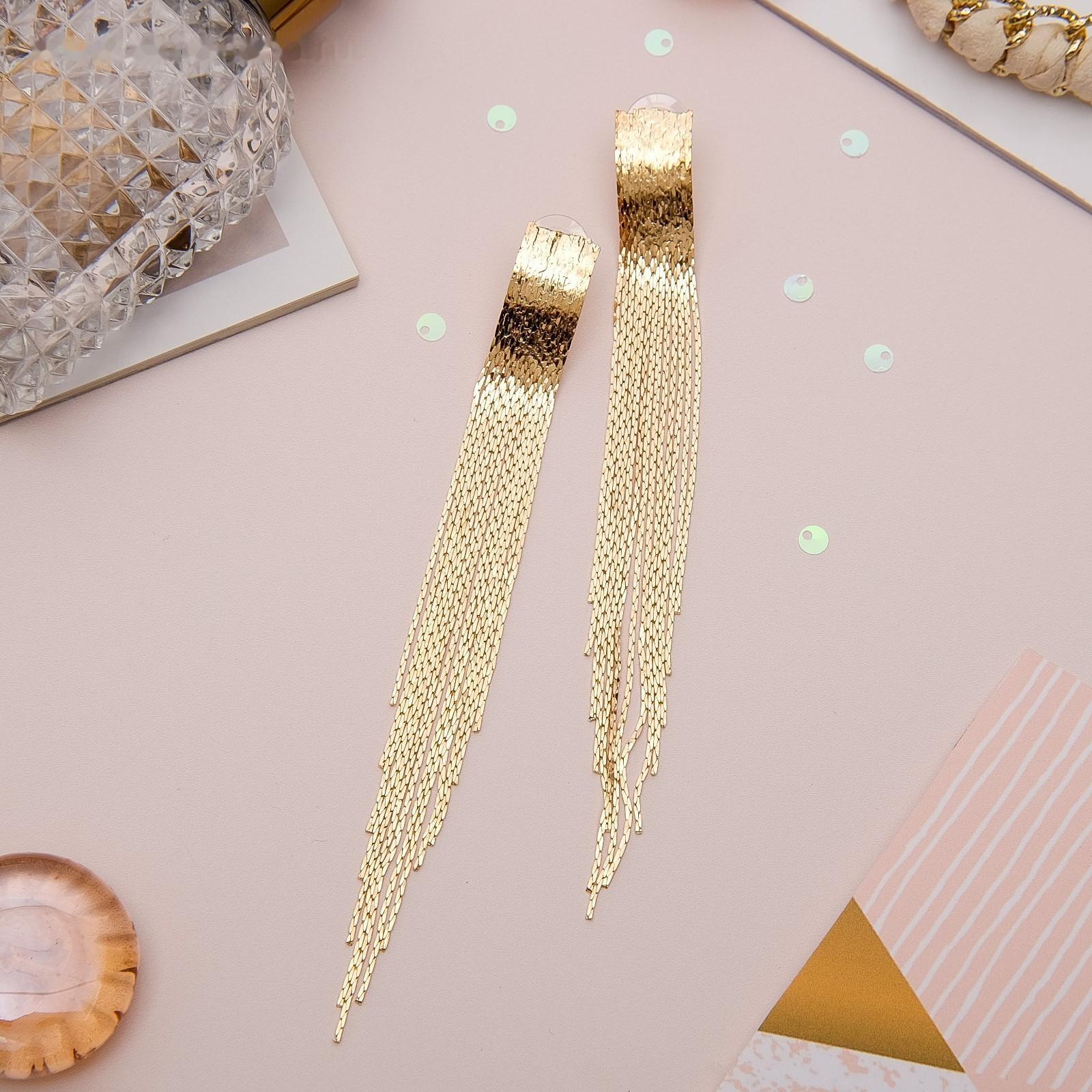 Серьги висячие 