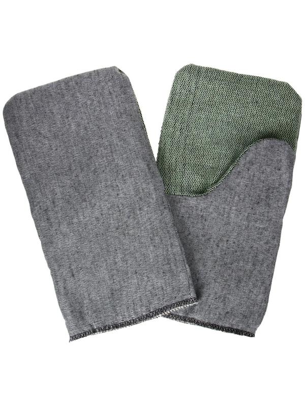 Рукавицы утеплённые из диагонали, 1 слой ватина, брезентовый наладонник, ОП 420 г