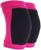 Наколенники для гимнастики и танцев (с уплотненной чашкой), р. M (11-14 лет), цвет фуксия/чёрный
