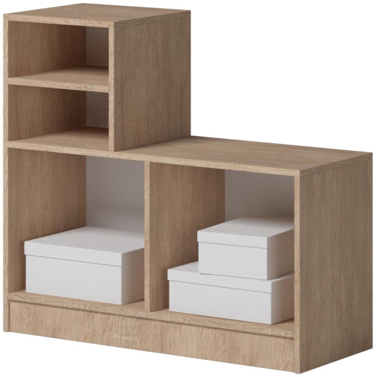 Комод-обувница Энтер 900х343х816  Дуб сонома/белый