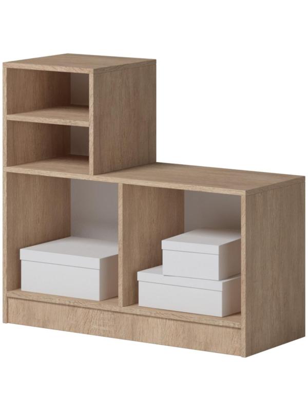 Комод-обувница Энтер 900х343х816  Дуб сонома/белый