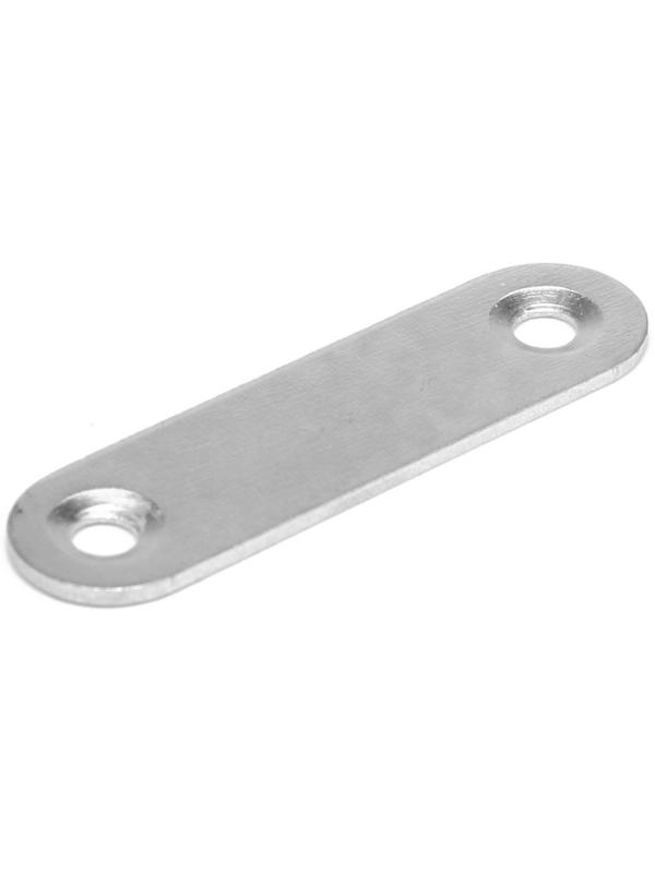 Магнит мебельный M001W, 41х13 маленький, белый