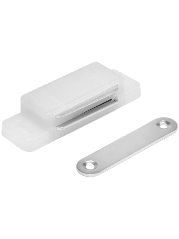 Магнит мебельный M003W, 72х13, большой, белый