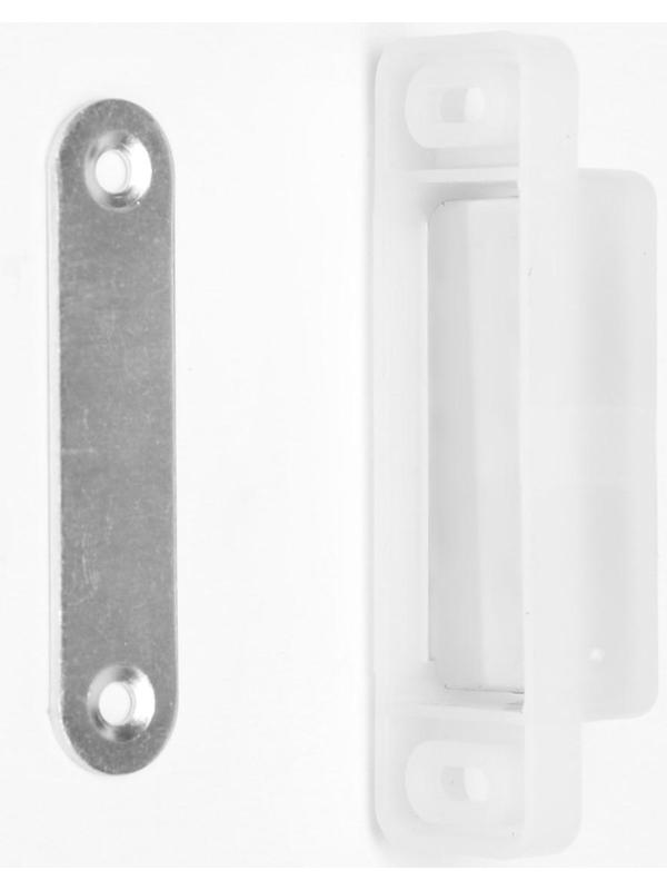 Магнит мебельный M003W, 72х13, большой, белый